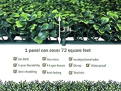 ODTORY Artificial Ivy Privacy Fence Wall