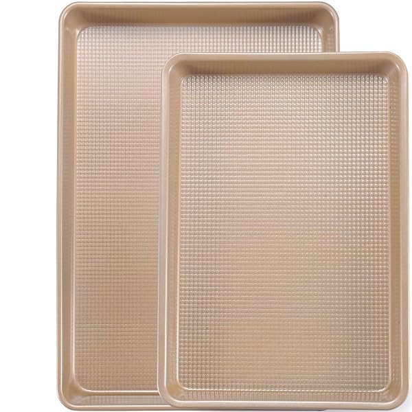 JOHO BAKING COOKIE SHEETS FOR BAKING NONSTICK, 2...