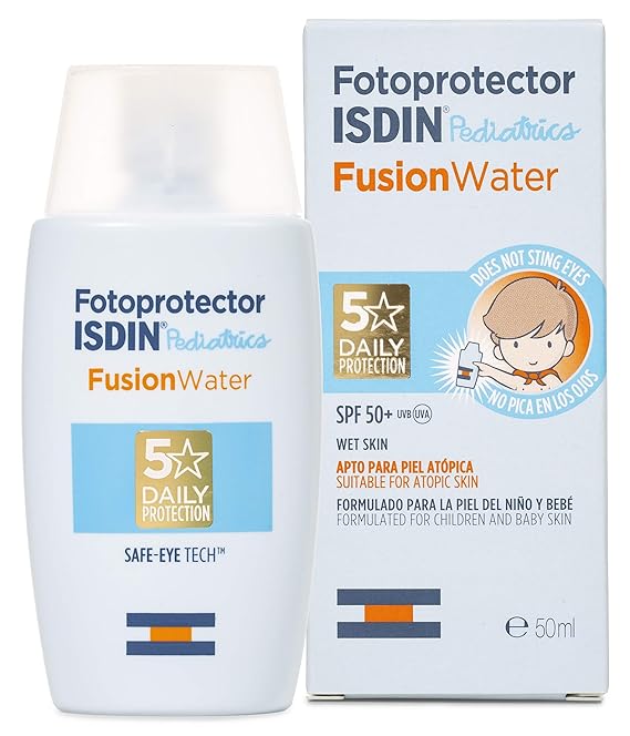 Isdin Sunscreen Fusion Water Pediatrics 50+ 50ml Amazon.co.uk Health
