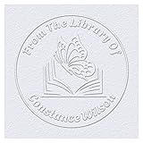 OFCCUSTOM Book Embosser Custom Embosser Stamp with