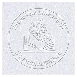 OFCCUSTOM Book Embosser Custom Embosser Stamp with