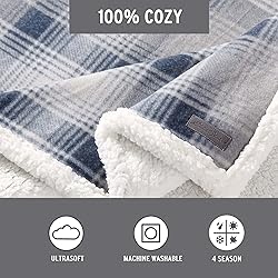 Eddie Bauer - Throw Blanket, Super Soft Reversible