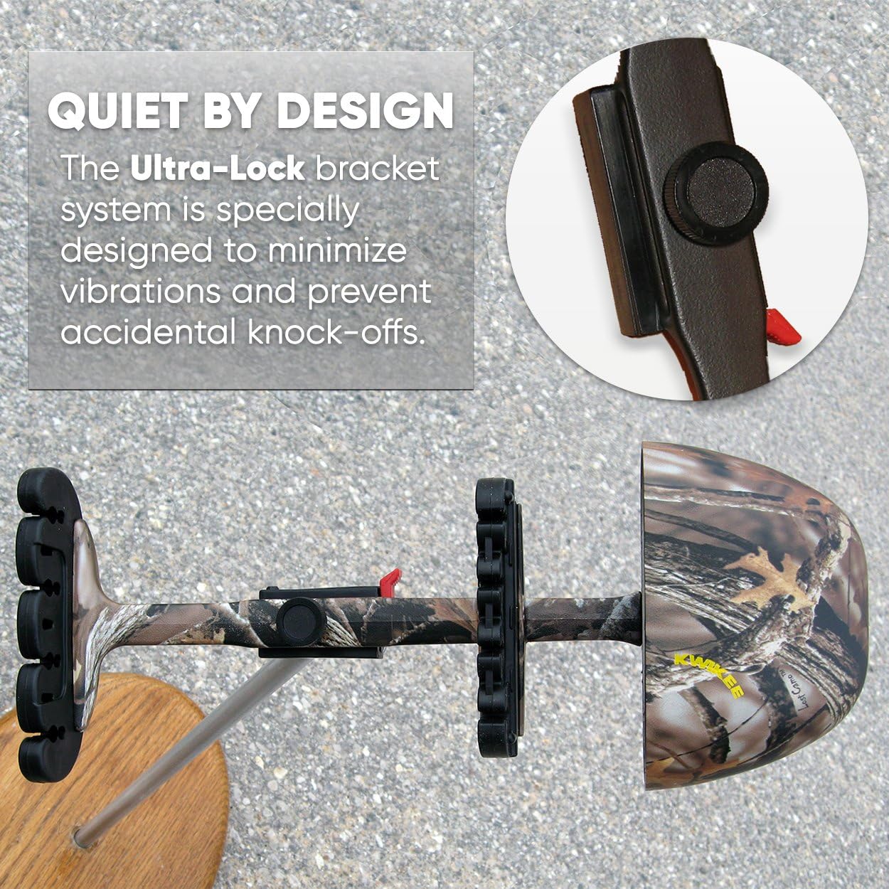 Kwikee Kwiver Combo 4 Arrow Bow Quiver for Archery and Hunting - Quick Detach, Lightweight, Carbon Black pattern : Archery Quivers : Sports & Outdoors