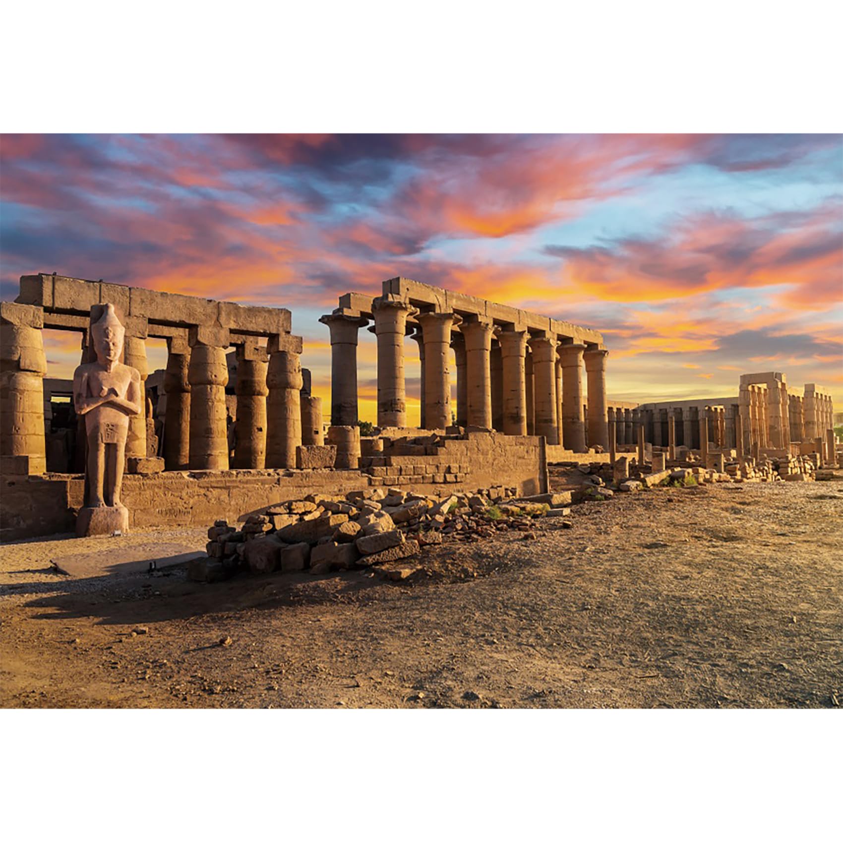 MIRRORANG 3x2,5m Ancient Greek Temples Backdrop Parthenon Acropolis Columnar Architecture Ruins Photography Background Ancient Roman Empire Civilization Buildings Travel Photo Studio Props, Vinyl