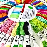 DSL Daily Supply Embroidery Threads 50 Skeins 8m Rainbow Floss Kit view 4