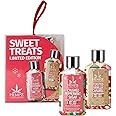Hempz Mini Sweet Treats, Holiday Lotion Gift Set, Vanilla Caramel and Crushed Peppermint Mini Body Lotion, 2.25 oz