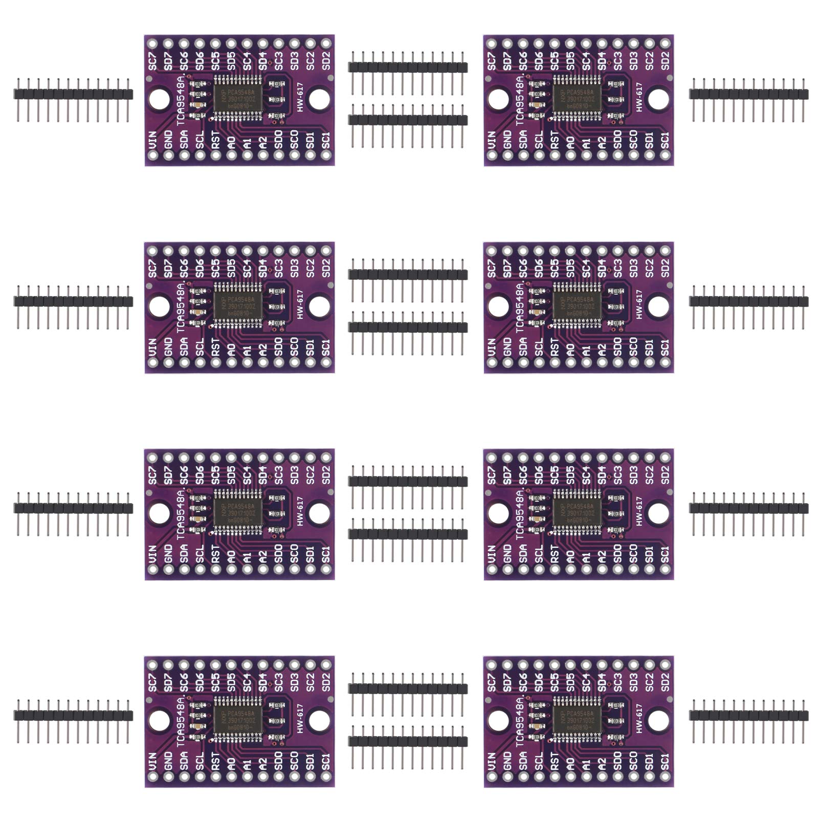 ALMOCN 8pcs TCA9548A I2C IIC Multiplexer Breakout Board 8 Channel Expansion Board for Arduino