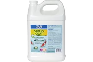 API POND STRESS COAT Pond Water Conditioner 1-Gallon Bottle