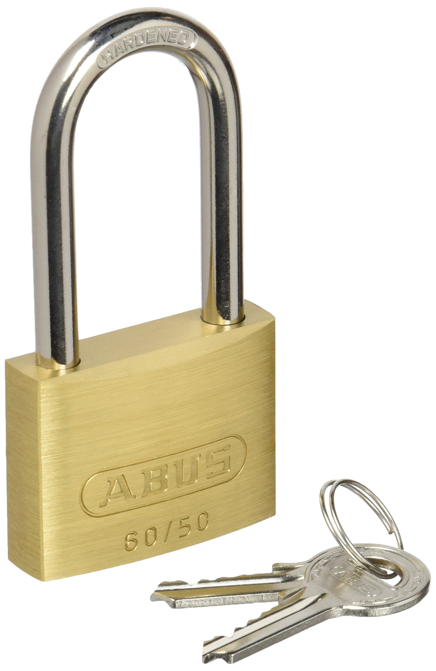 ABUS Padlock 50HB50 C n-60/50 mm Brass Arc Long Blister Packaging — image 1