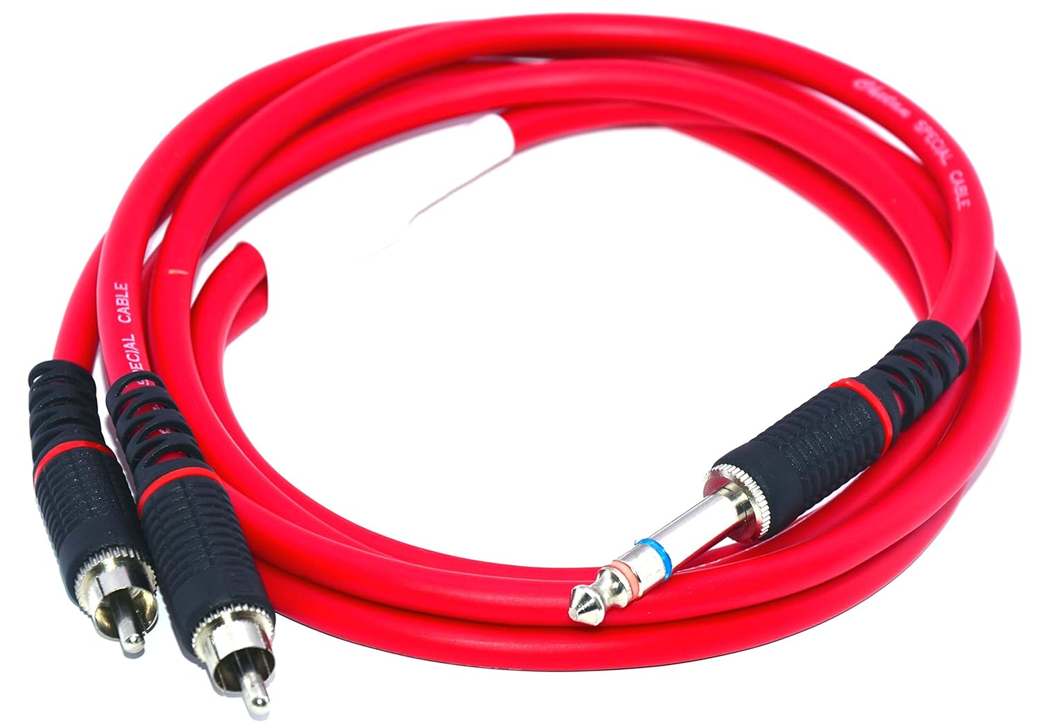 MA Stereo jack to two RCA amplifier guitar cable (3 Mtr.) Amazon.in