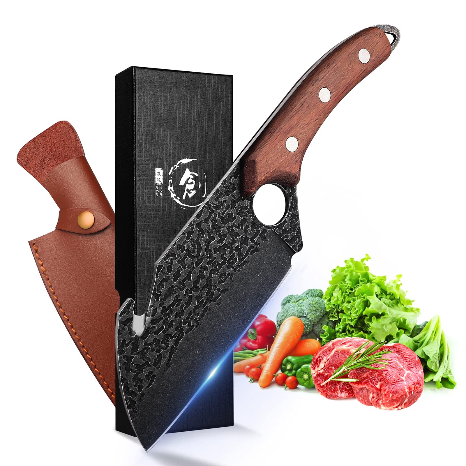 Buy Hand Boning Japanese Kitchen Butcher Viking High Carbon