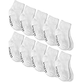 HonestBaby baby-girls Multipack Cozy Socks Sustainably Made for Infant, Newborn Baby, Toddler, Kids Boys, Girls