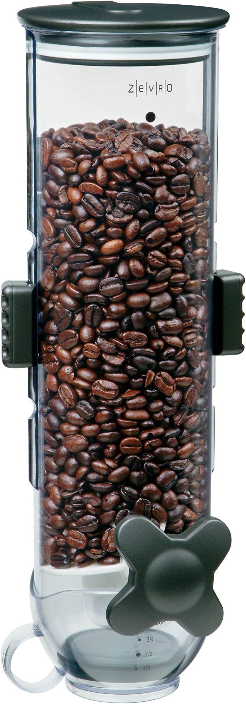 Zevro 'SmartSpace' Wall Mounted Dry Food/Cereal Dispenser -- Preserve Freshness, Control Portions
