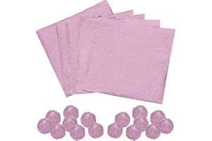MECCANIXITY 100 Pcs Foil Candy Wrappers, 3" x 3" Light Pink Chocolate Foil Wrappers Orange Texture Square Aluminum Foil Wrapp