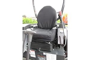 Durafit Seat Covers, Black Waterproof Seat Covers for Kubota KX080 Excavator KX033,U35, in Waterproof Endura, U35