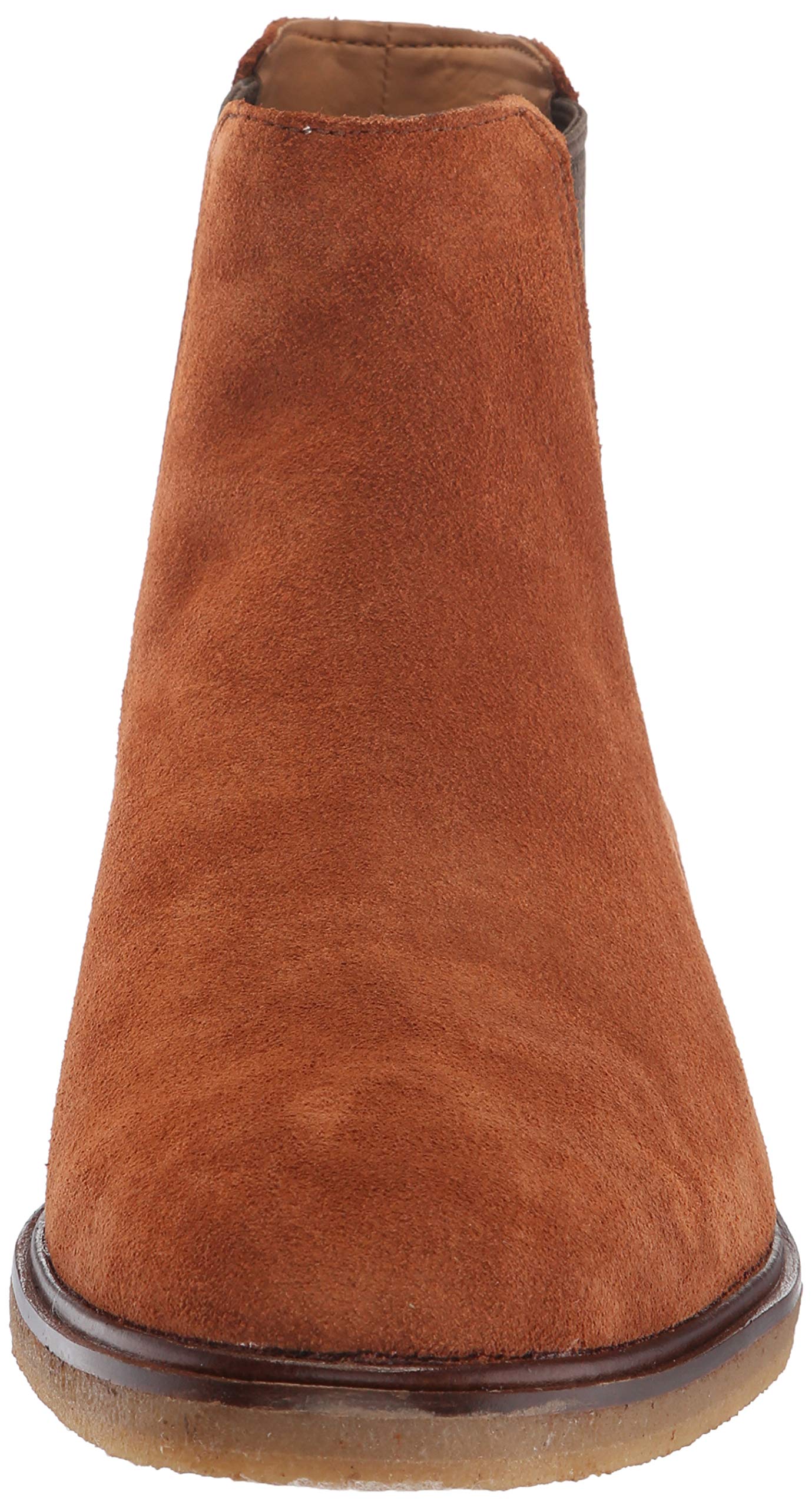 CLARKS Men's Clarkdale Gobi Chelsea Boot, Dark Tan Suede, 120 M US on