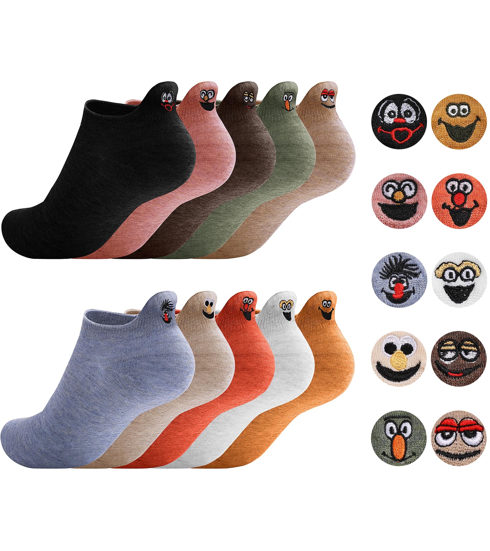 Sporzin Sneaker Socken Damen 39-42 Socken Damen 35-38 Gute Laune Socken