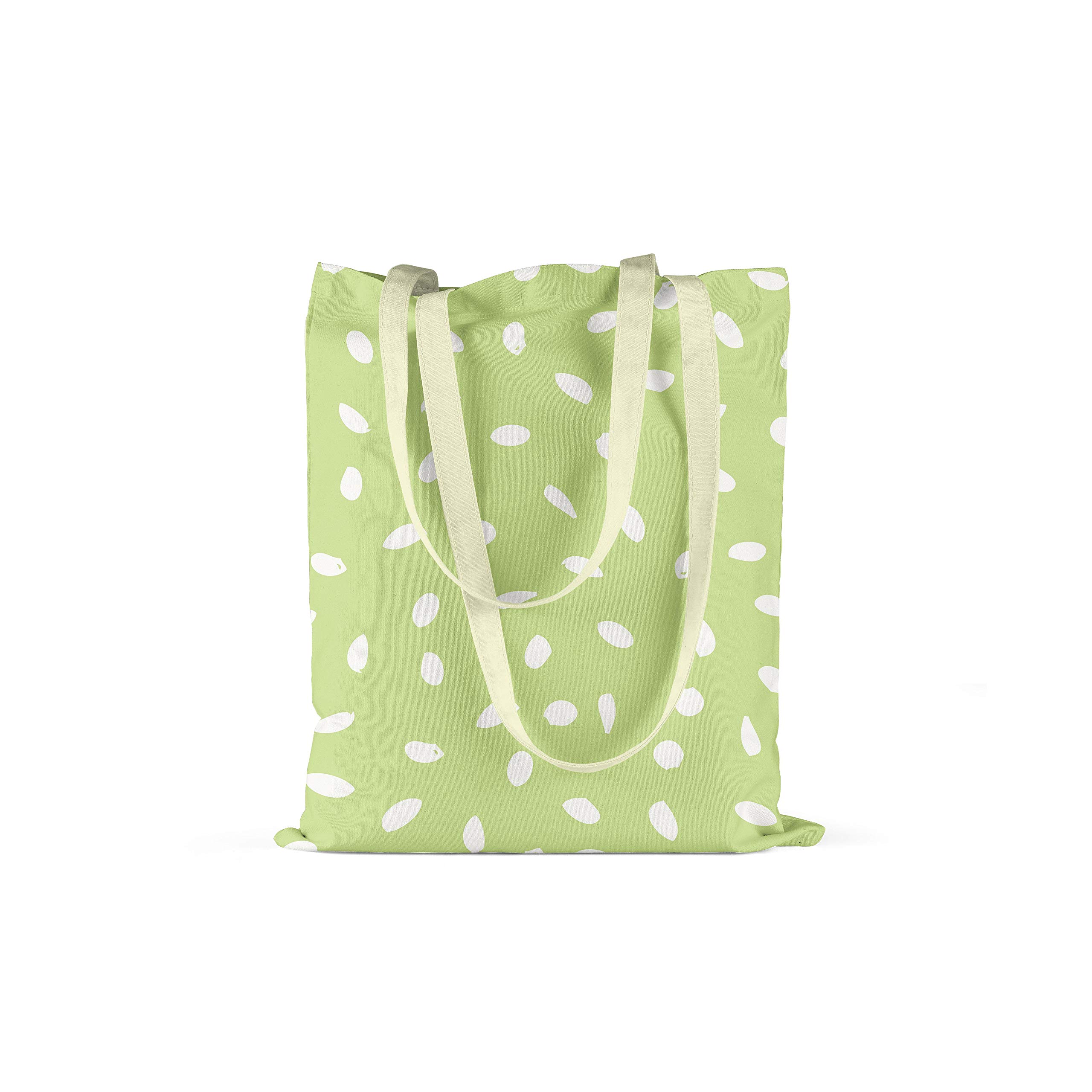 Bonamaison Printed Tote Bag, Reusable Grocery Bag, Shopping Bag, Machine Washable, Foldable, Canvas Cloth Bag with Handles, Size: 34x40 Cm
