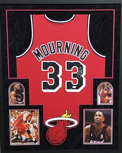 alonzo mourning miami heat jersey