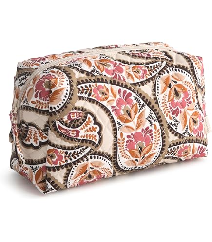 bella and rose makeup travel bag Performance Case GOLD Built with a delicate Synthetic Leather Finish Bella Pink Roses Toiletry Bag,