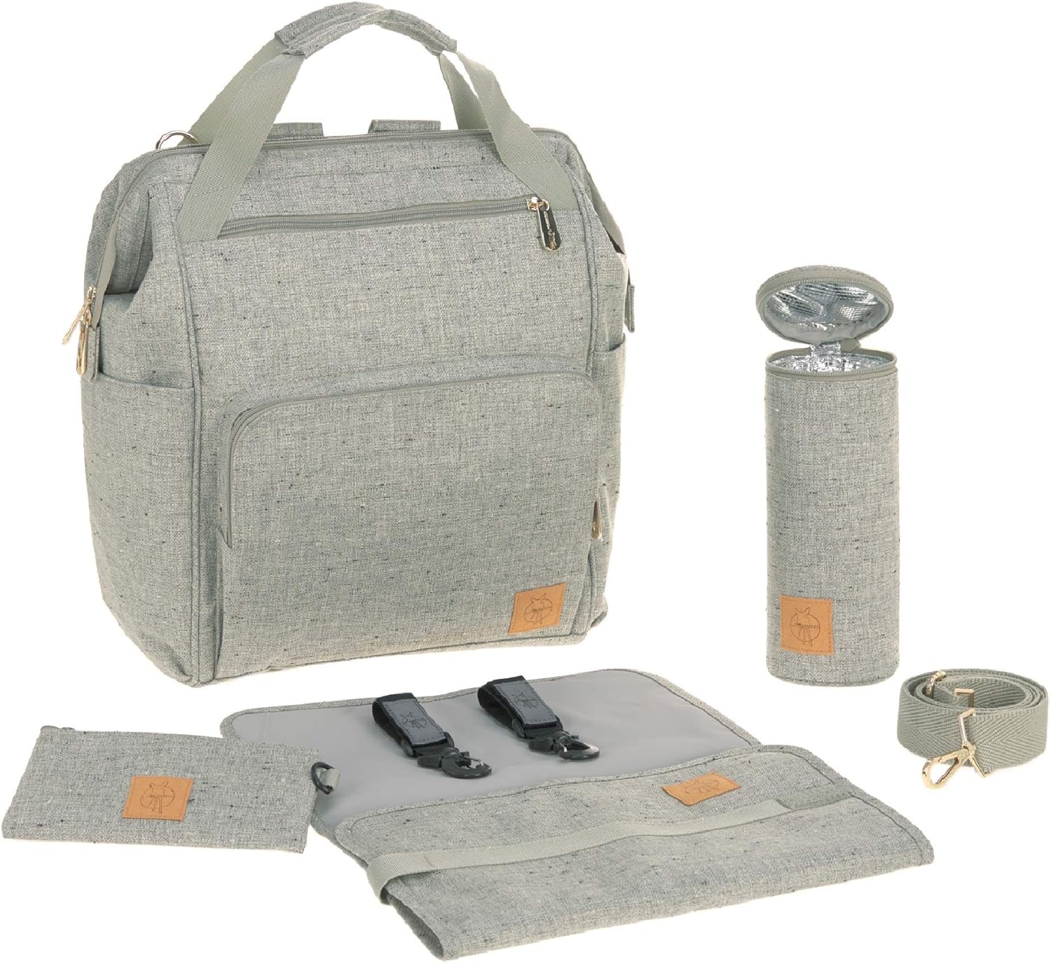 lassig goldie diaper backpack