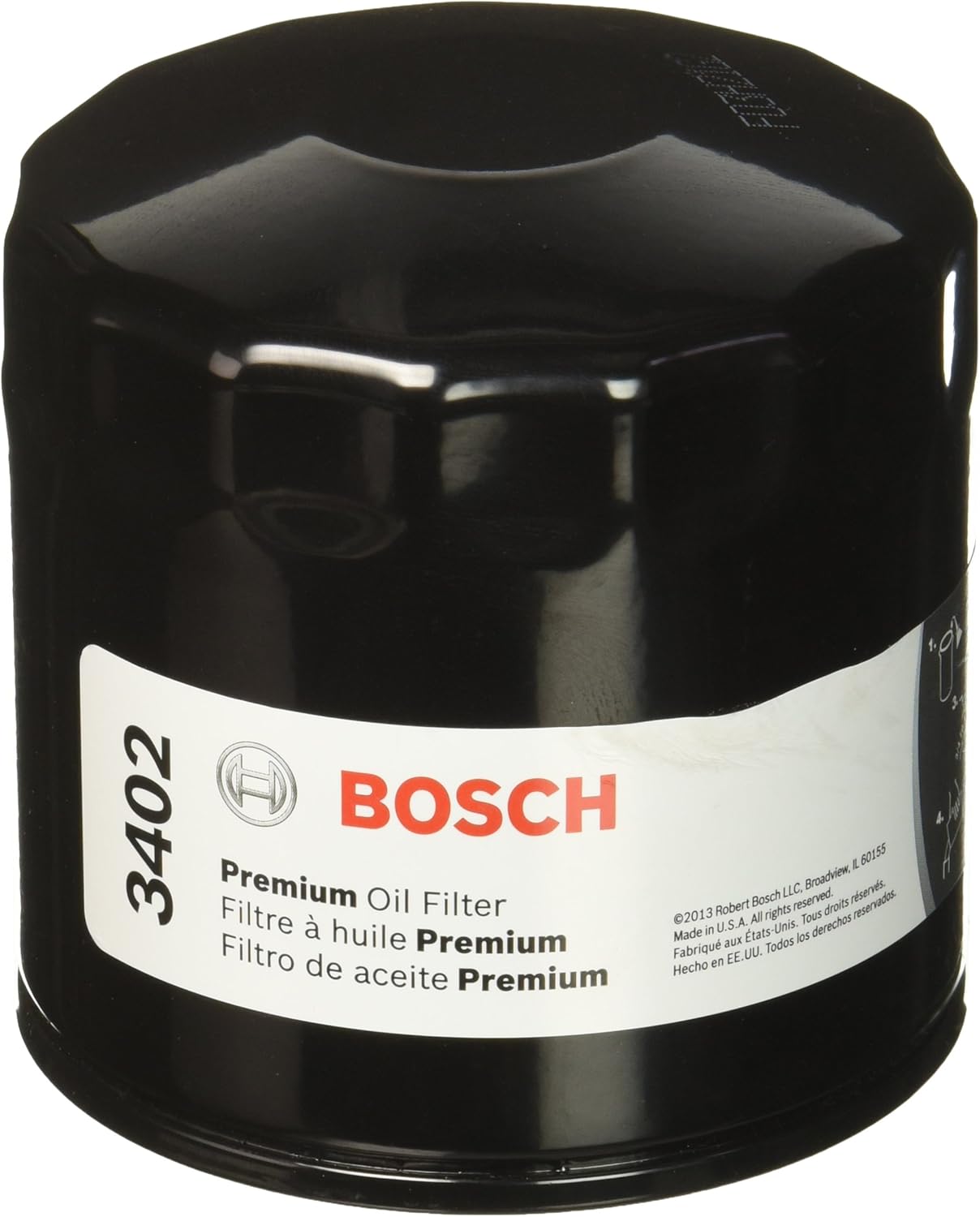 Bosch 3402 Premium Filtech Oil Filter, Oil Filters & Accessories
