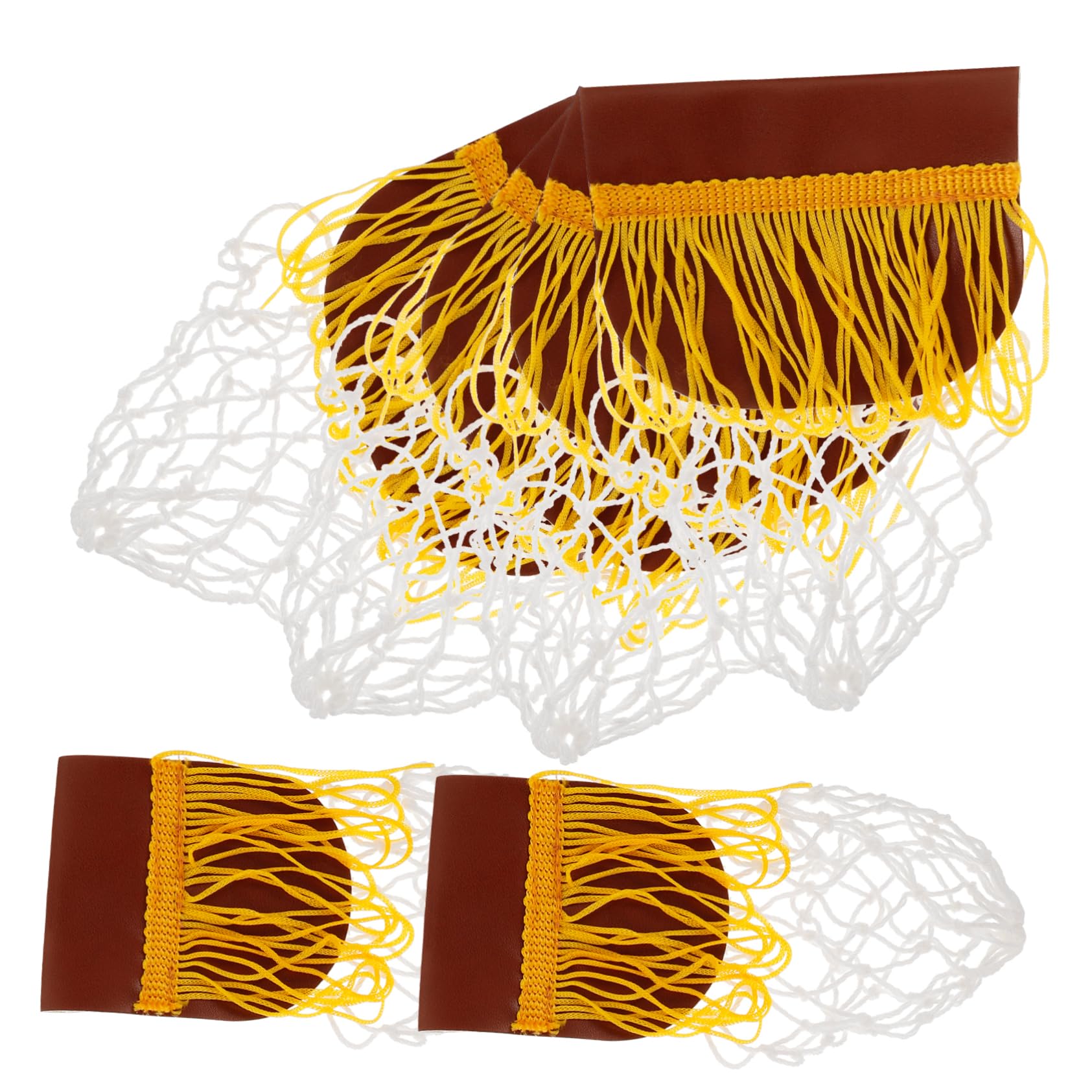 WOONEKY 6Pcs Pool Table Pocket Nets Mesh Ball Storage Basket Durable Billiard Drop Ball Net for Snooker Table Accessories