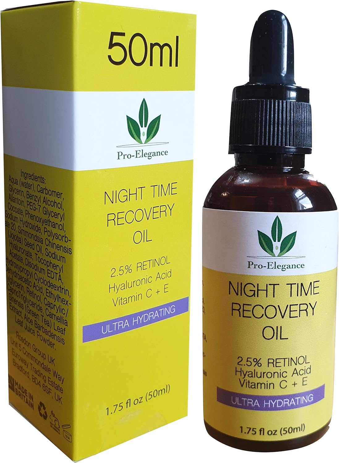 retinol and face oil