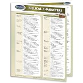 Biblical Characters - Religion Quick Reference Guide by Permacharts