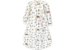 Hudson Baby Unisex Baby Premium Quilted Long Sleeve Sleeping Bag and Wearable Blanket