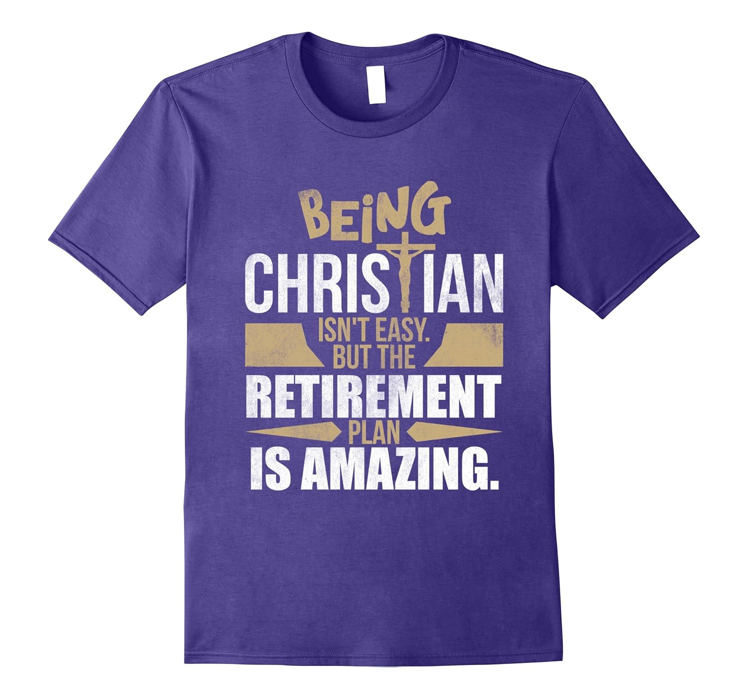 Funny Jesus T-Shirt Christian Retirement Plan Gift-Rose