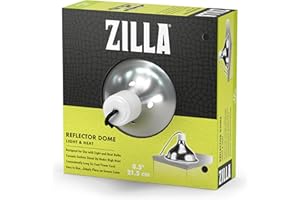 Zilla 11931 8-1/2-Inch Reflector Dome for Upto 150-Watt Bulbs, Silver