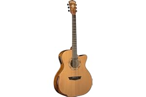 Washburn 6 String Acoustic-Electric Guitar, Natural (WCG66SCE-O)