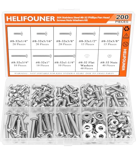 HVAZI #2-56 UNC Stainless Steel Hex Socket Head Cap Screws Hex