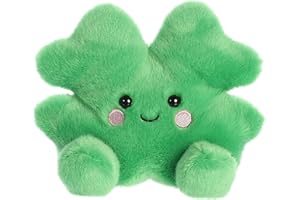 Aurora® Adorable Palm Pals™ Chance Clover™ Stuffed Animal - Pocket-Sized Play - Collectable Fun - Green 5 Inches