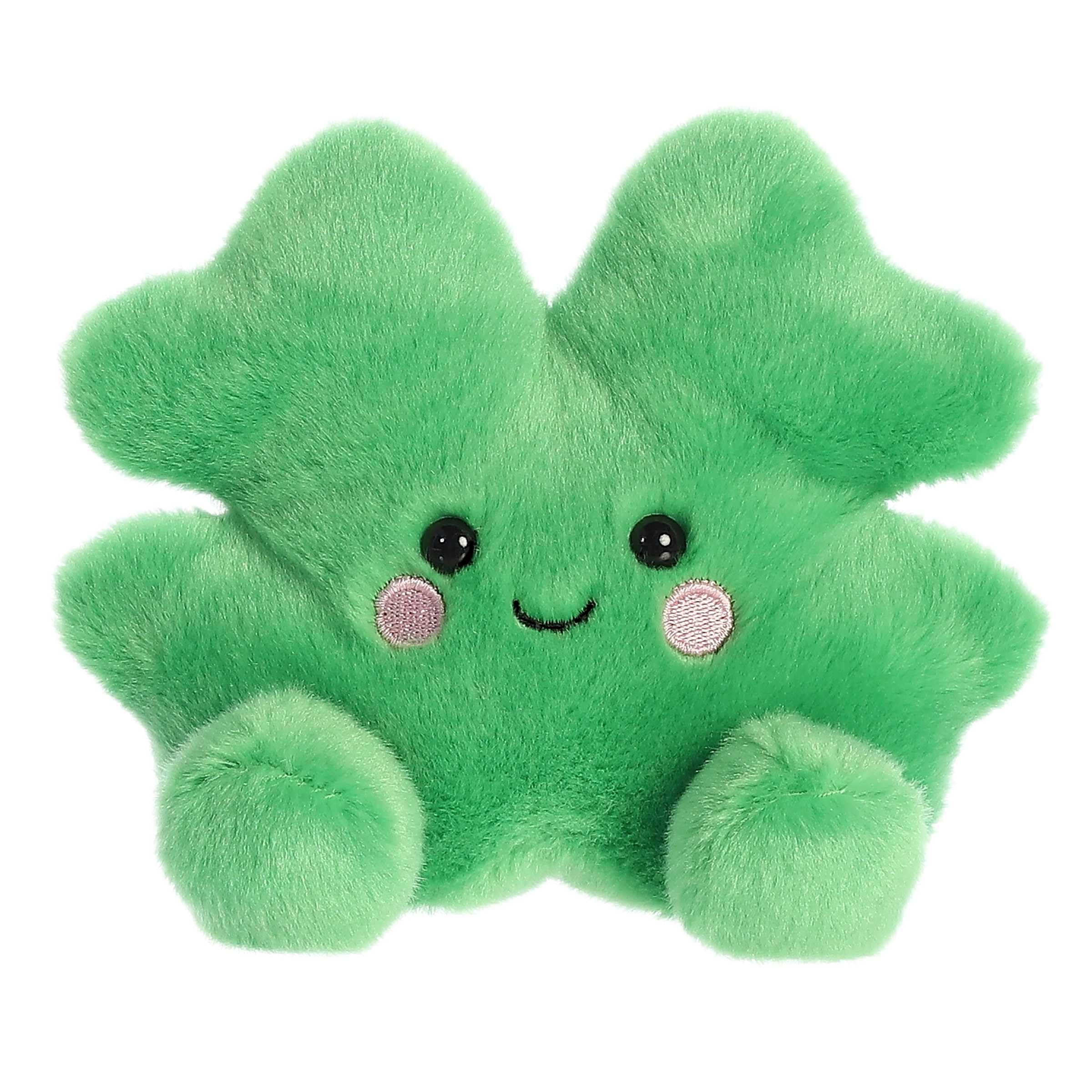 Aurora® Adorable Palm Pals™ Chance Clover™ Stuffed Animal - Fun Collectible Plush for Kids and Adult Collectors - Perfect for Decorating Rooms and Birthday Gifts - Green 5.5 Inches