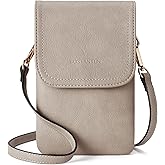 BOSTANTEN Vegan Leather Small Crossbody Bags for Women Designer Cell Phone Bag Wallet Purses Adjustable Strap