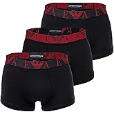 Emporio Armani mens Bold Monogram 3 Pack Trunk