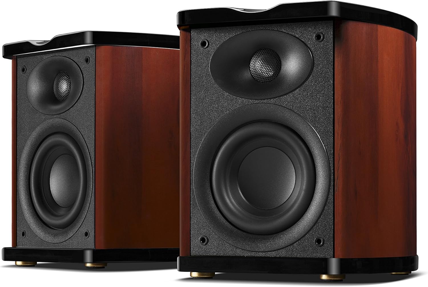 Swan Speakers 2.0 M100MKII Powered Wireless Bluetooth Bookshelf Speaker