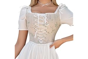 Alivila.Y Fashion Womens Sexy Vintage 1920s Renaissance Lace Trim Corset Bustier