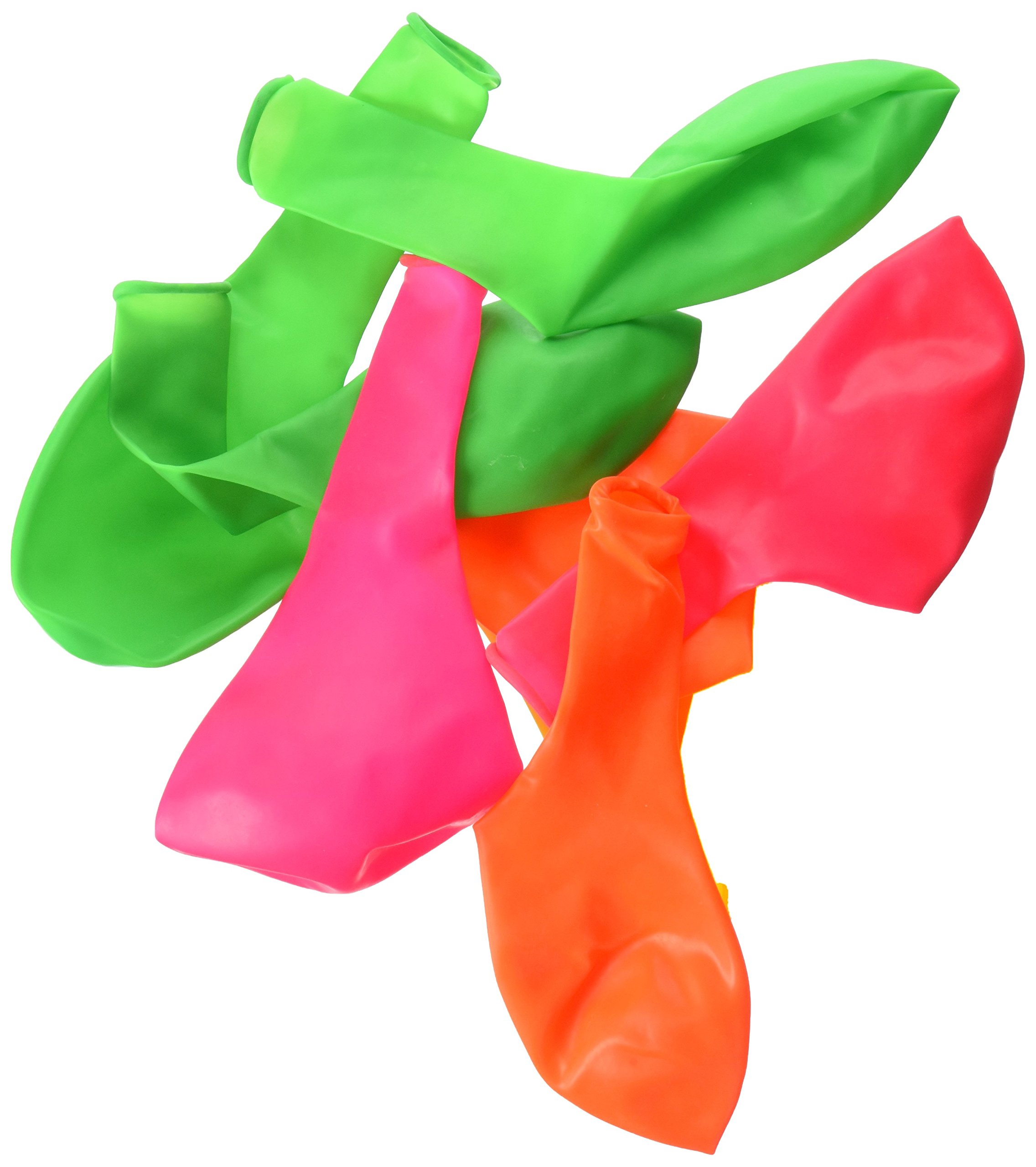 Cti 100 Count Latex Balloons 12" Neon Assorted 12" 9 81lp qCD1NL