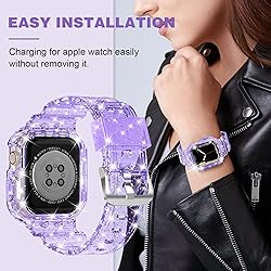 XYF Compatible for Crystal Clear Apple Watch