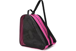 DANXANCY Roller Skate Bags,Breathable Ice-Skating Bag with Adjistable Shoulder Strap and Top Handle,Oxford Cloth Skating Shoes Bag without Unpleasant Smell Roller skate Accessories for Unisex Women Men Adult and kid 2 Pack