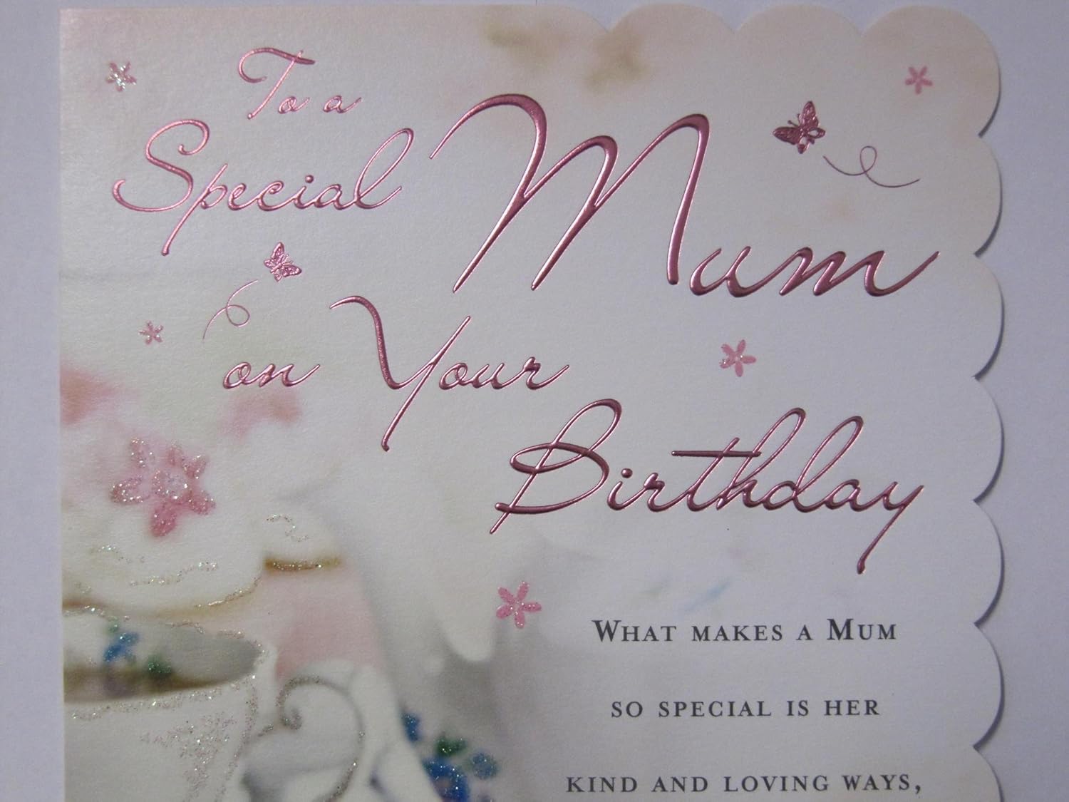 STUNNING TOP RANGE WONDERFULLY WORDED 5 VERSE TO A SPECIAL MUM BIRTHDAY CARD, Multi, 9 x 6 inch - Image 3