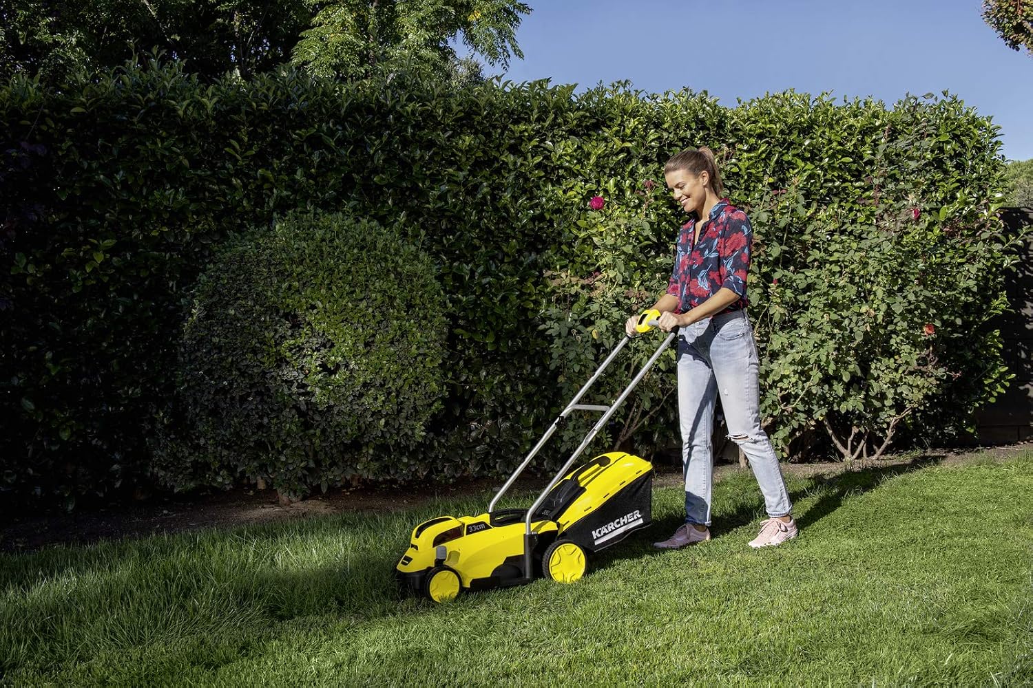 Blade Lawn Mower 33cm 18V, Grey - Image 3