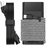 QIOUZW 65W USB C Laptop Charger Compatible with HP Laptop Charger Spectre X360 Elitebook Envy Omnibook Elite Dragonfly Chromebook ProBook Zbook Type C Computer Charger AC Adapter Power Cord Supply