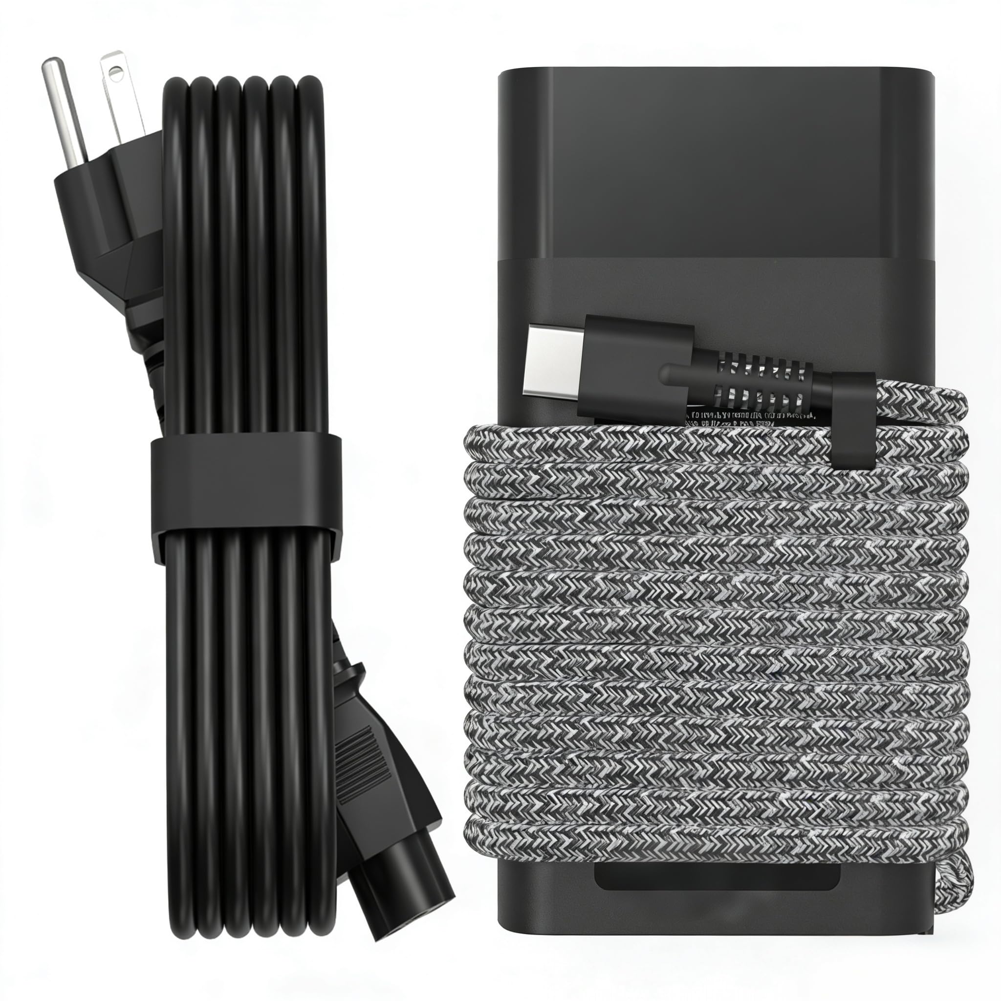 90W 65W Power Adapter Charger Compatible with Dell HP Acer Asus Lenovo IBM Toshiba Samsung Sony Fujitsu Gateway Notebook Ultrabook Chromebook Power Supply Cord with 16 Tips