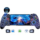 LIFUFUTEE Mobile Gaming Controller for iPhone/Android, Wireless Phone Controller with Hall Joysticks/Triggers, Mobile Controller Support Phone Case for Xbox Game Pass, Steam Link &amp; More