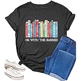 Book Shirts for Women Reading Tshirts Teacher Shirt Bookish Tees Book Lovers Gifts Librarian Bibliophile Tees Tops