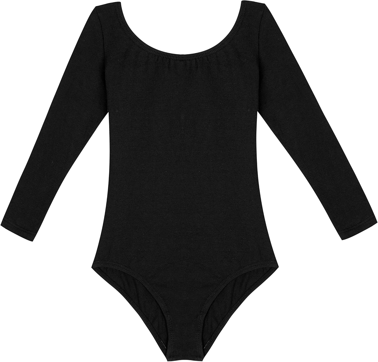 DANSHOW Girls Team Basic Long Sleeve Leotard with Skirt Kid Dance Ballet Tutu Dress: Clothing